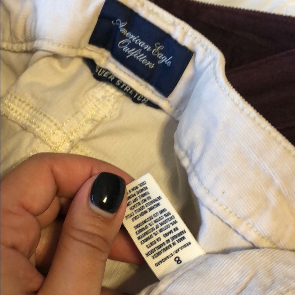 AMERICAN EAGLE CORDUROY STRETCH SKINNY JEANS - Picture 3 of 3